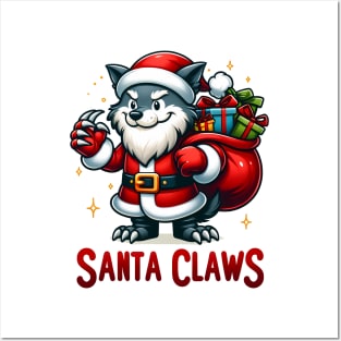 Santa Claws Posters and Art